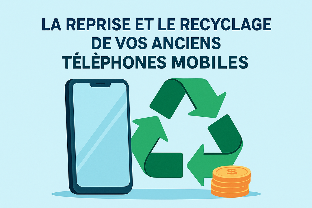 Reprise et Recyclage de vieux téléphones portables